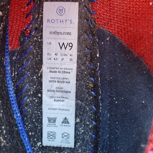 Rothy's Cherry Red (Retired) Pointed Toe Flats. - Picture 15 of 16